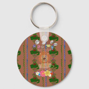 Cute Funny Baby Lion King: Hakuna Matata Design Key Ring