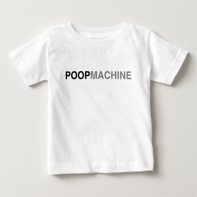 Cute funny baby shirt poop (Front)