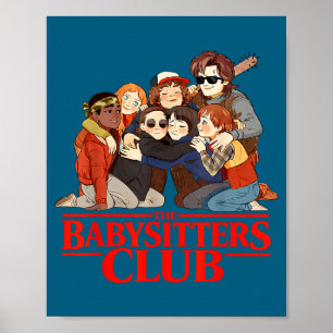 Cute Funny Baby Sitters Club Poster