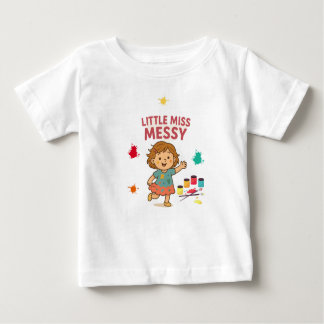 Cute & Funny Baby Tee – Little Miss Messy
