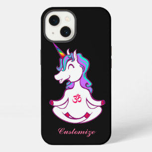 Cute Funny Baby Unicorn Zen Yoga Lotus Meditation  iPhone 13 Case