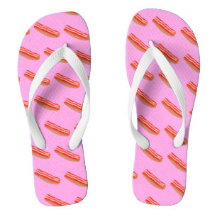 Cute Funny Bacon  Thongs