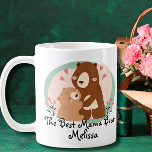 Cute Funny Best Mama Bear  Coffee Mug