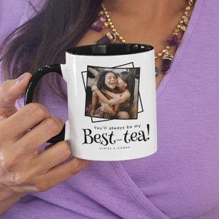 Cute Funny 'Best-Tea' Friendship Photo  Mug