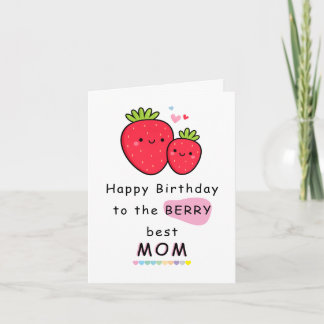 Cute Funny Birthday Card for Mum, Humourous Mother