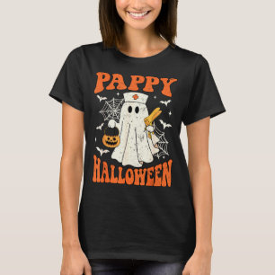 Cute Funny Boo Ghost Nurses Pappy Halloween Obgyn T-Shirt
