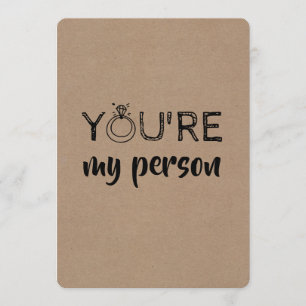 Cute Funny Bridesmaid / Maid of Honour Proposal Invitation