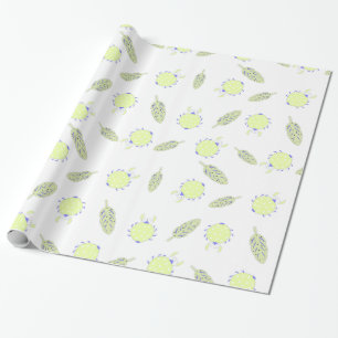 Cute & Funny Bugs Seamless Pattern   Adorable Cart Wrapping Paper