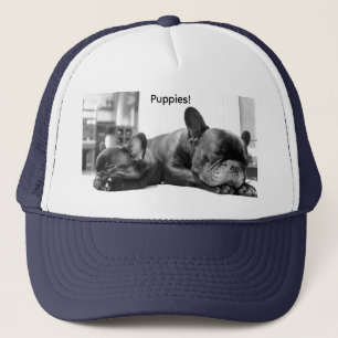 Cute   Funny   Bulldog Puppies Trucker Hat