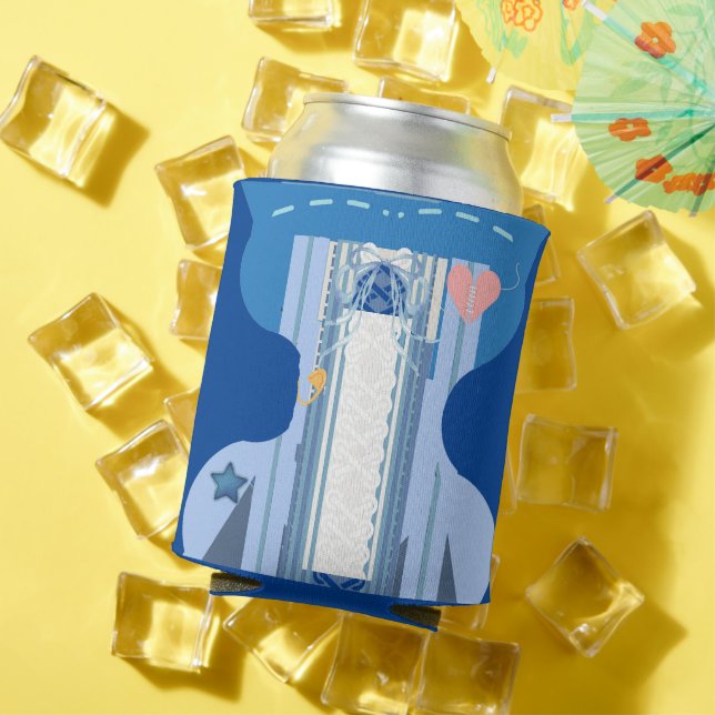 Cute Funny Bustier Corset    Can Cooler (In Situ Summer)