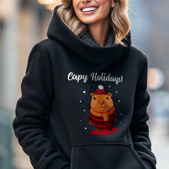 Cute funny capybara   hoodie (Creator Uploaded)