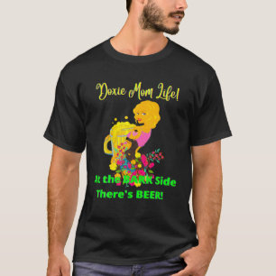 CUTE FUNNY CASUAL DACHSHUND DOXIE MOM LIFE NOVELTY T-Shirt