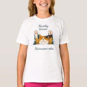 Cute Funny Cat Nap T-Shirt