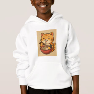 Cute Funny Cat Ramen Graphic Tee