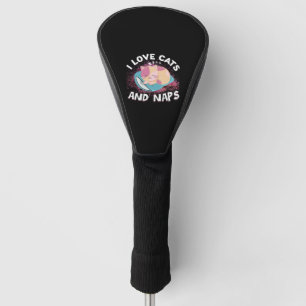 Cute funny Cats with Quote Cat-Lover Golf Head Cover