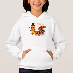 Cute funny centipede cartoon illustration