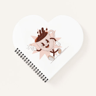 Cute Funny Coffee Cartoon Notebook