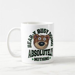 Cute Funny Cuddly Cartoon Bear Coffee Mug