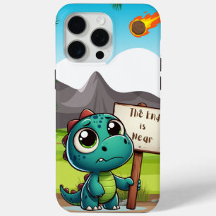 cute, funny dinosaur iPhone 15 pro max case
