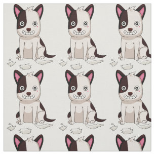 Cute  & Funny Dog custom colour fabric