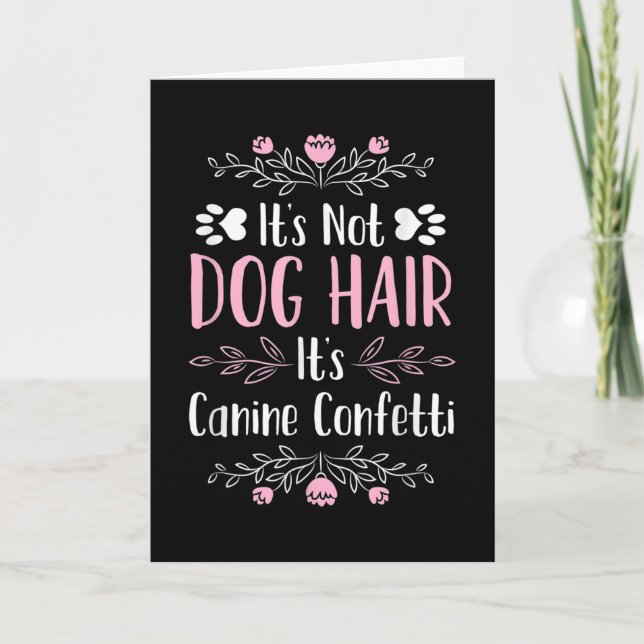 Cute Funny Dog Groomer Card (Front)