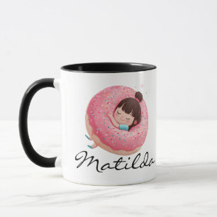 Cute funny doughnut  mug