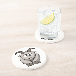 Cute Funny Farm Yard Goat   Coaster