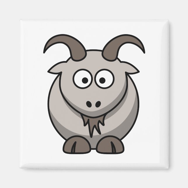 Cute Funny Farm Yard Goat    Magnet (Front)