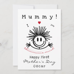 Cute Funny First Mother's Day Card