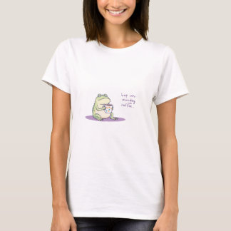 Cute Funny Frog Coffee Shirt for Women