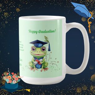 Cute Funny Frog Photo Message Graduation Gift  Coffee Mug
