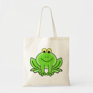 Cute Funny Frog Tote Bag