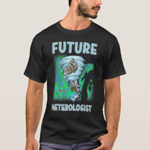 Cute & Funny Future Meteorologist Tornado & Hurric T-Shirt