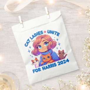 Cute Funny Girly Childless Cat Lady Unite Harris Favour Bag