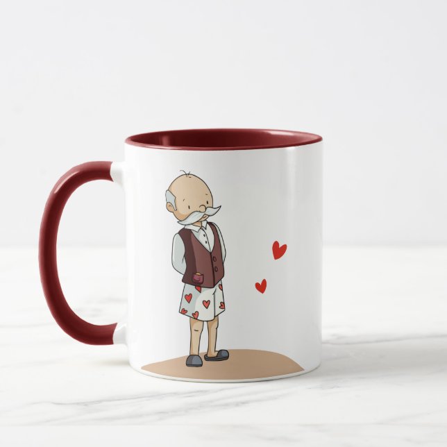 Cute Funny Grandpa  Mug (Left)