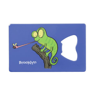 Cute funny green happy chameleon lizard cartoon