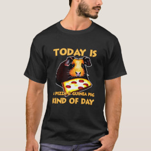 Cute & Funny Guinea Pig or Cavy Lover Pizza Lover T-Shirt