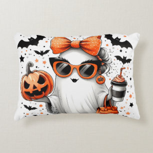 Cute Funny Halloween Ghost Decorative Cushion