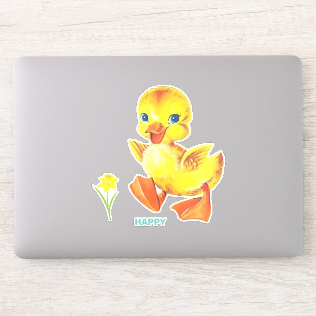 Cute Funny Happy Duckling (Computer)