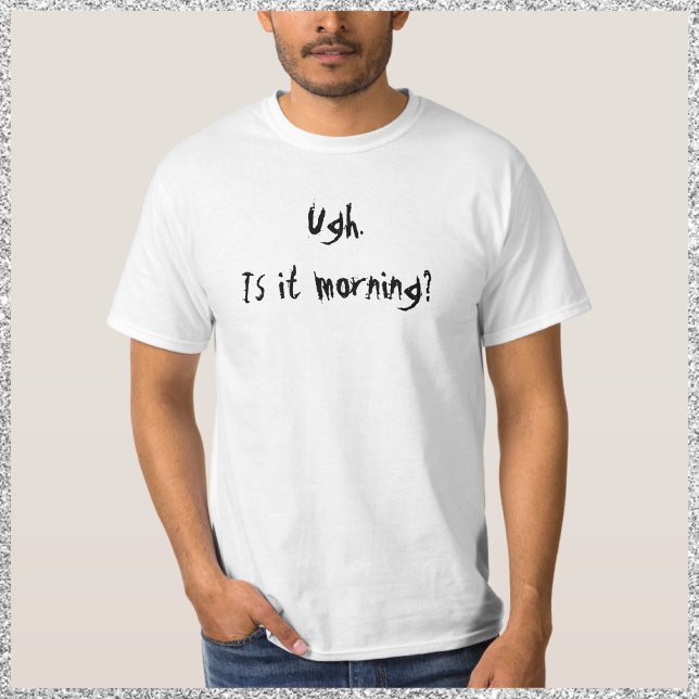 Cute Funny Hate Mornings T-shirt (Creator Uploaded)