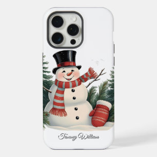 Cute Funny Humour Trendy Modern Merry Christmas iPhone 15 Pro Max Case