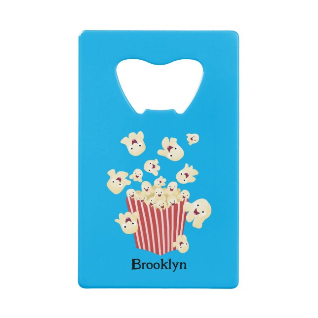Cute funny jumping popcorn cartoon (Front)