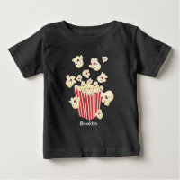 Cute funny jumping popcorn cartoon