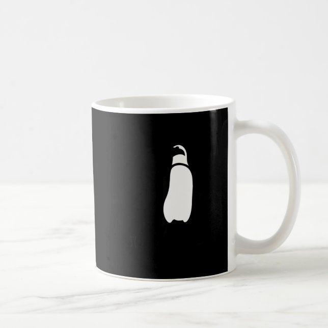 Cute Funny Just Chillin Zoo Penguin  Coffee Mug (Right)