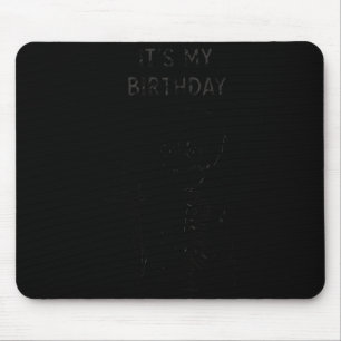 Cute Funny Kawaii Skeleton Birthday Skull Happy Wo Mouse Pad