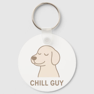 Cute Funny Keychain – “Chill Guy” Cartoon Dog