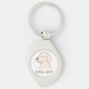 Cute Funny Keychain – “Chill Guy” Cartoon Dog