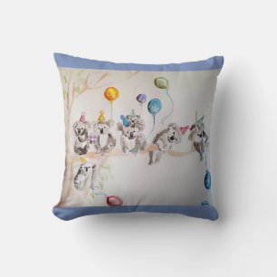 Cute Funny Koala Watercolour Painting Cushion