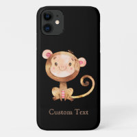 Cute Funny Little Baby Monkey Smiling Face