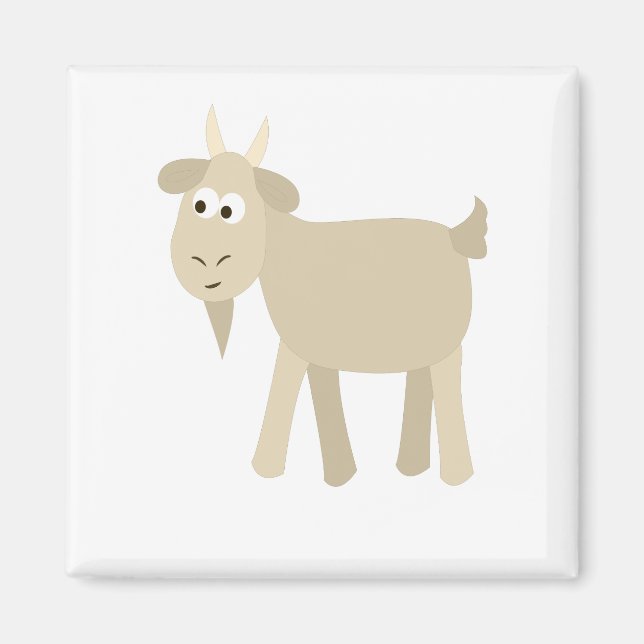 Cute Funny Little Goat Magnet (Front)